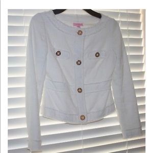 Lilly Pulitzer Millie Jacket Linen  Bouclé Style